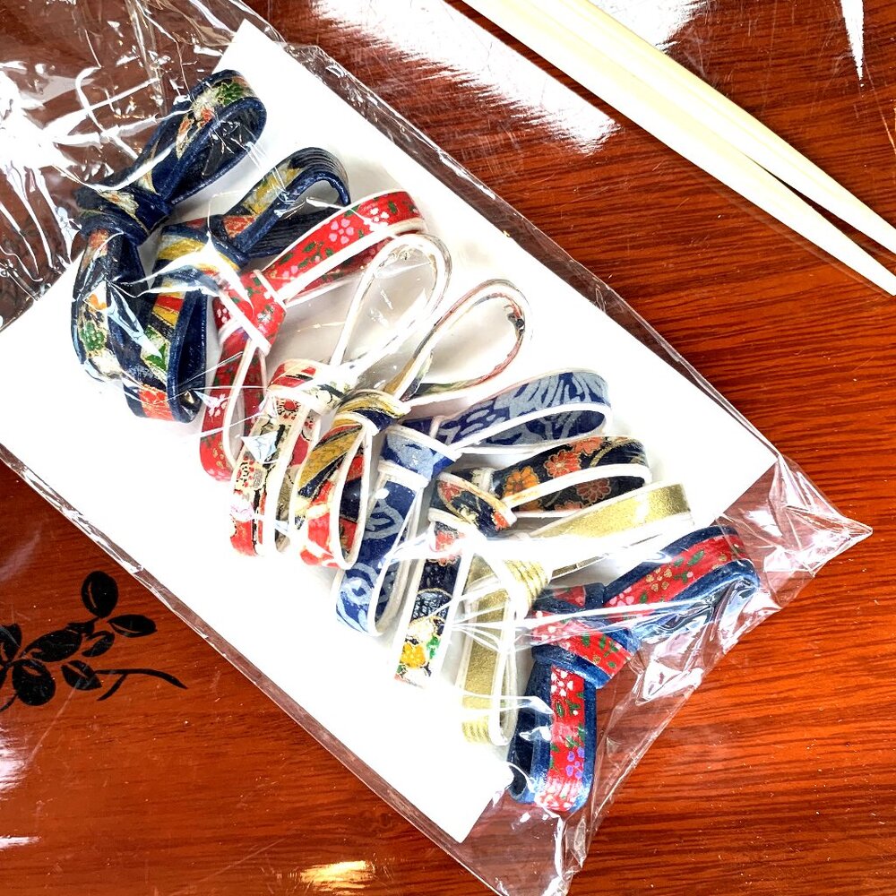 Vtg Japanese Chopstick Rest Sets Bundle